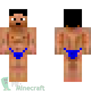 Aperçu de la skin Minecraft Gars en maillot de bain