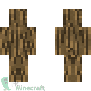 Aperçu de la skin Minecraft Camouflage bois