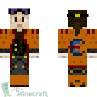 Aperçu de la skin Minecraft Explorateur Steam Punk