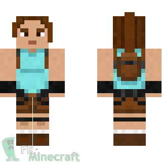 Aperçu de la skin Minecraft Lara Croft - Tomb Raider