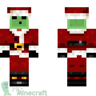 Aperçu de la skin Minecraft Slime de Noël