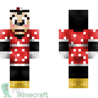 Aperçu de la skin Minecraft Minnie - Mickey Mouse