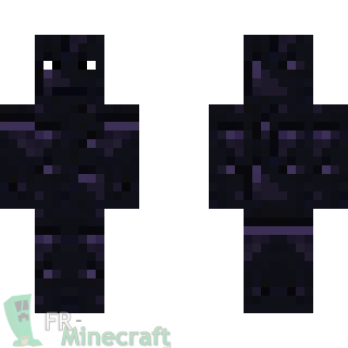 Aperçu de la skin Minecraft Obsidienne Man