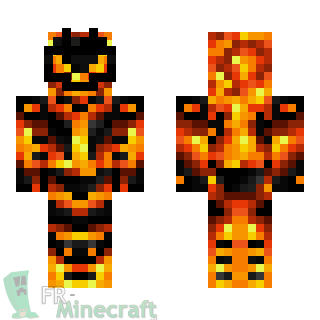 Aperçu de la skin Minecraft Chevalier de l'élite du Nether