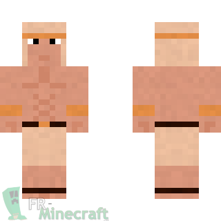 Aperçu de la skin Minecraft Egyptien