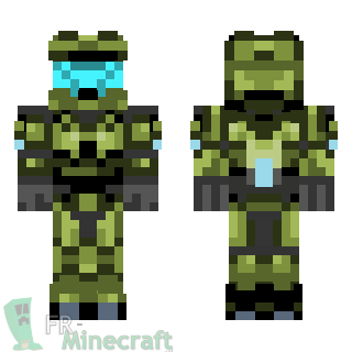 Aperçu de la skin Minecraft Spartan - Halo