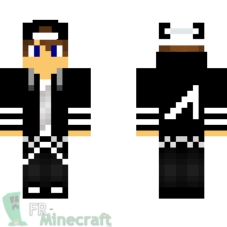 Aperçu de la skin Minecraft Beau mec noir