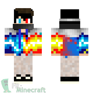 Aperçu de la skin Minecraft Mec classe