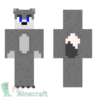 Aperçu de la skin Minecraft Loup