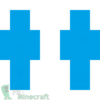 Aperçu de la skin Minecraft Bleu