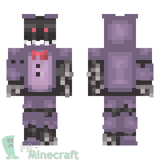 Aperçu de la skin Minecraft Bonnie the Bunny - Détruit - Five Nights at Freddy's 2