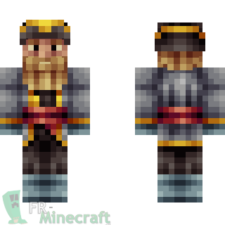 Aperçu de la skin Minecraft Pirate