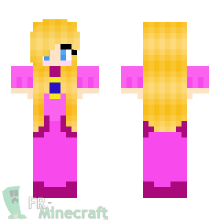 Aperçu de la skin Minecraft Peach - Super Mario