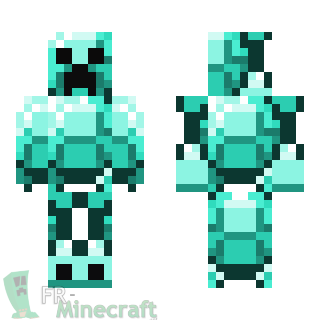 Aperçu de la skin Minecraft Diamond Creeper