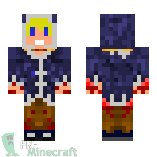 Aperçu de la skin Minecraft Garçon blond stylé