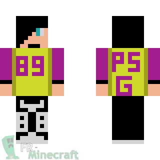 Aperçu de la skin Minecraft Un sportif