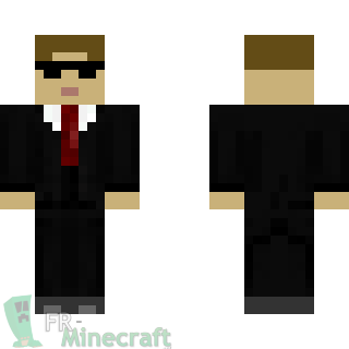 Aperçu de la skin Minecraft Agent secret