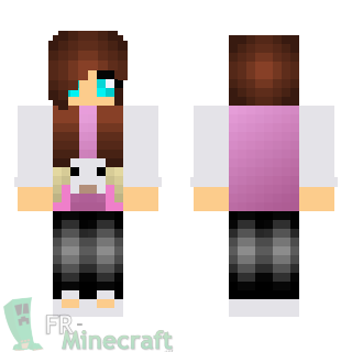 Aperçu de la skin Minecraft Jeune Fille