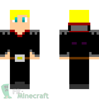 Aperçu de la skin Minecraft Garçon blond