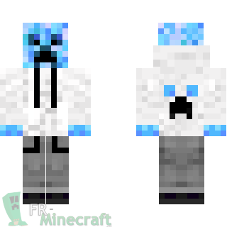 Aperçu de la skin Minecraft Creeper des glaces