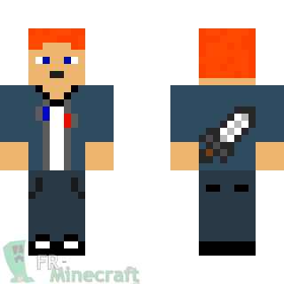 Aperçu de la skin Minecraft Mec Civil