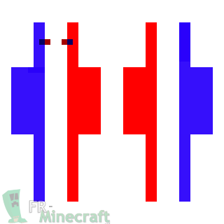 Aperçu de la skin Minecraft Drapeaux Français