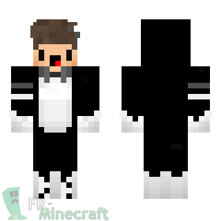 Aperçu de la skin Minecraft Garçon panda