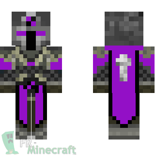 Aperçu de la skin Minecraft Chevalier violet