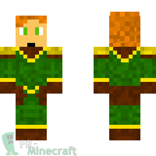 Aperçu de la skin Minecraft Crâ Mâle - Dofus