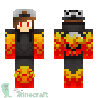 Aperçu de la skin Minecraft Flame-man