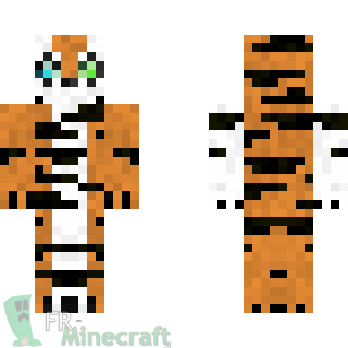 Aperçu de la skin Minecraft Bébé tigre