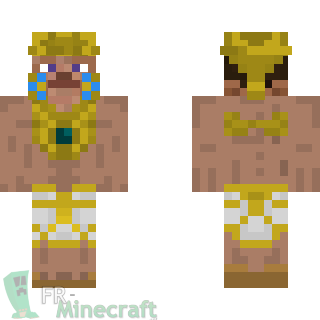 Aperçu de la skin Minecraft Chef de garde Egypte