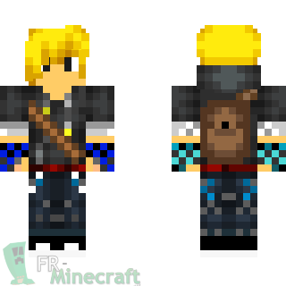 Aperçu de la skin Minecraft Garçon blond