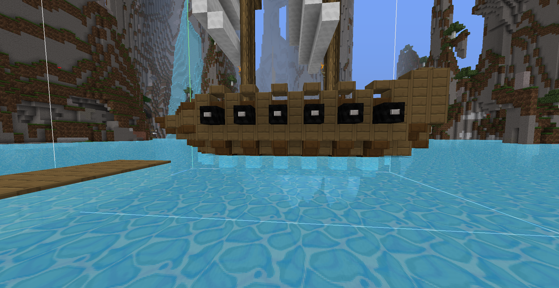 ⛏️ FR-Minecraft Structure Minecraft : Petit bateau pirate