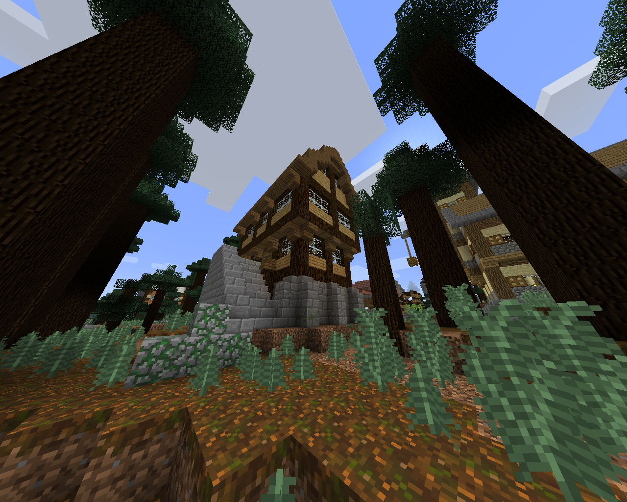 Minecraft Structure Minecraft : Simple maison médiévale