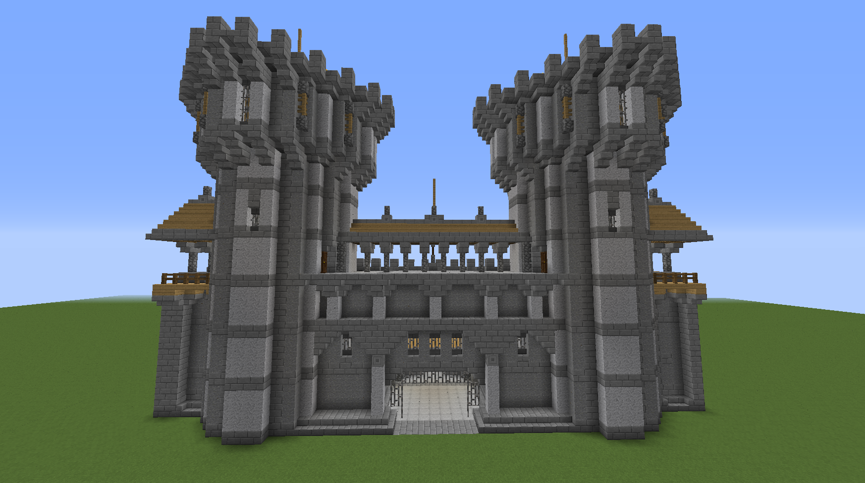 Fr Minecraft Structure Minecraft Portes De La Ville Medievale