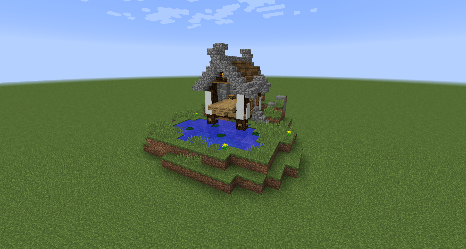 Minecraft Structure Minecraft Cabane De Pêcheur